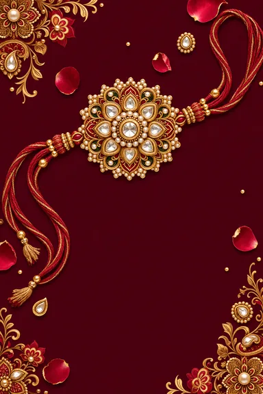 Happy Raksha Bandhan — Raksha Bandhan greeting card design