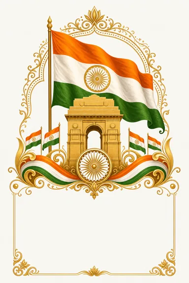 Happy Republic Day — Republic Day greeting card design