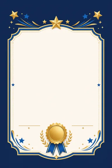 Certificate of Participation — School Certificate card design