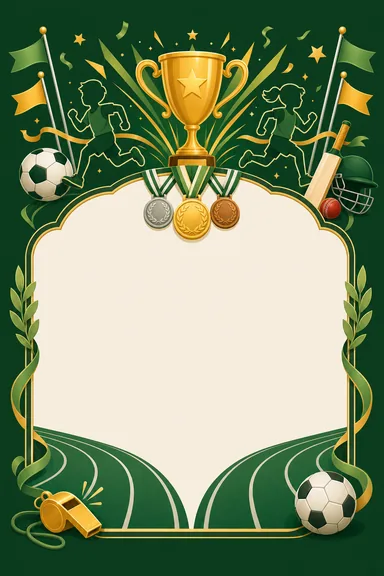 Sports Day — Sports Day card design