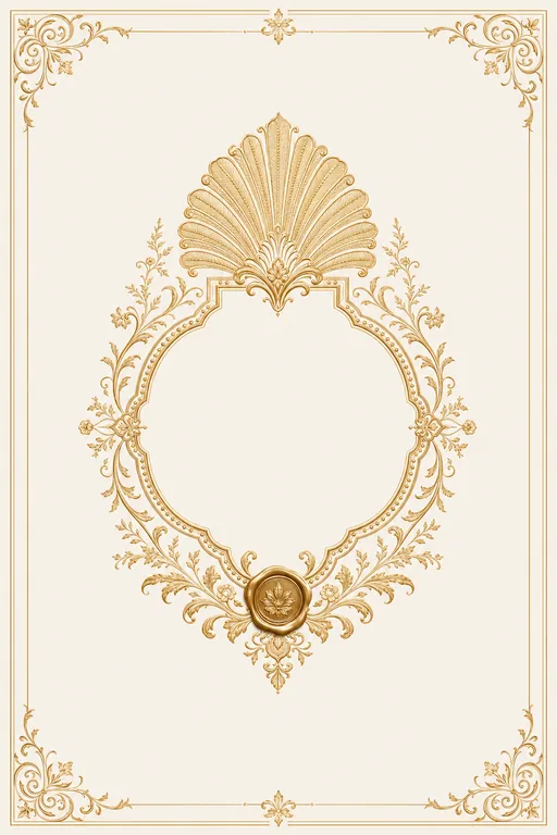 Reception — Foil-Gold Luxe Wedding Suite — Hindu Traditional Reception invitation card design from Ayozan
