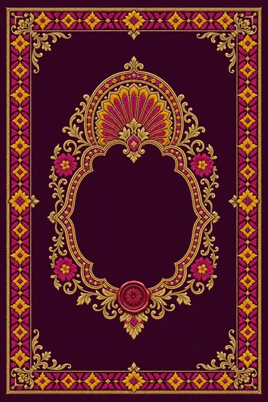 Reception — Haryana Bagh-Phulkari Wedding Suite — Reception card design