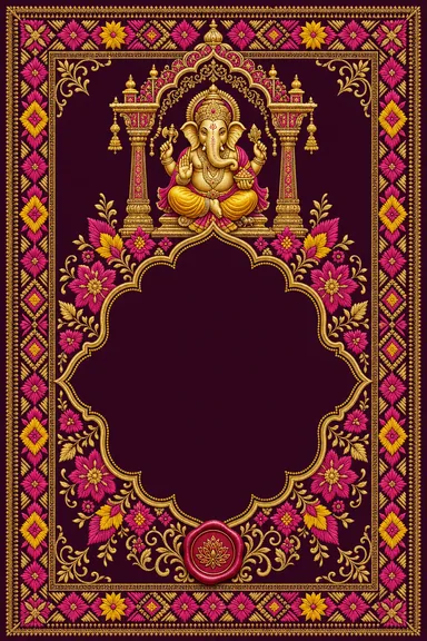 Vivah — Haryana Bagh-Phulkari Wedding Suite — Wedding card design
