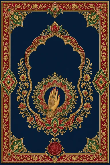 Mehndi — Jammu Dogra-Basohli Wedding Suite — Mehndi card design