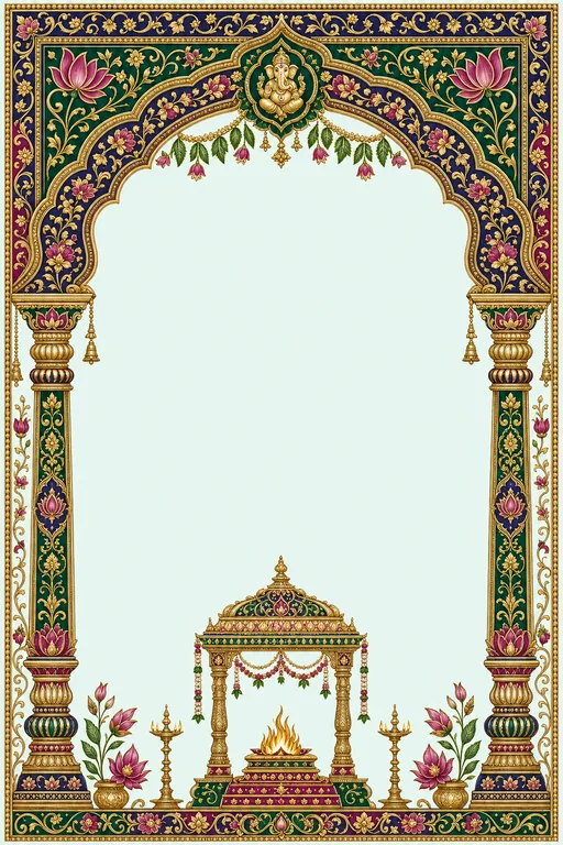 Vivah — Jammu Dogra-Basohli Wedding Suite — invitation page