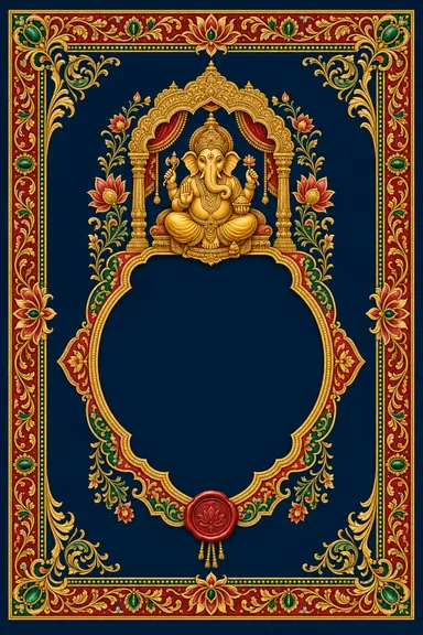 Vivah — Jammu Dogra-Basohli Wedding Suite — Wedding card design
