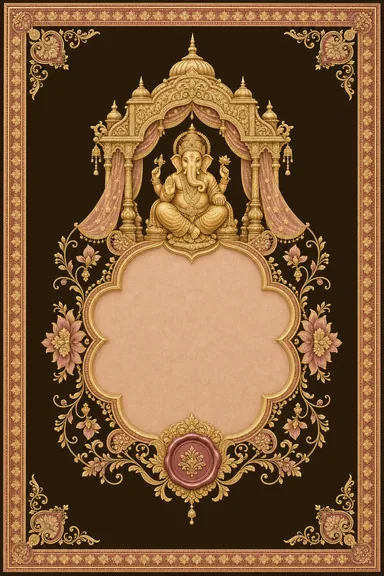Vivah — Madhya Pradesh Chanderi Wedding Suite — Wedding card design