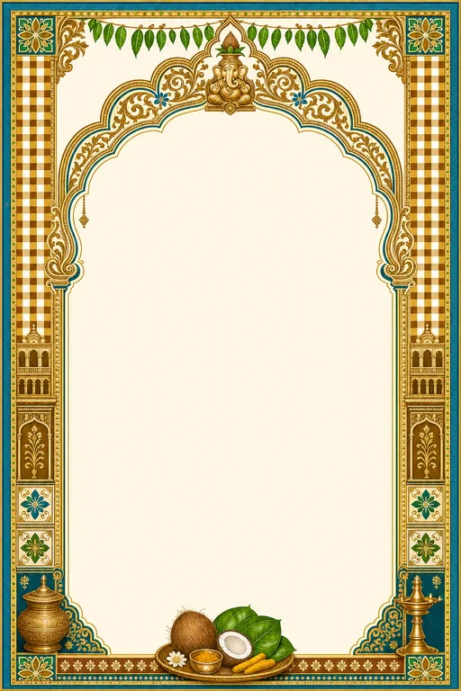 Nichayathartham — Chettinad Nattukottai Wedding Suite — invitation page