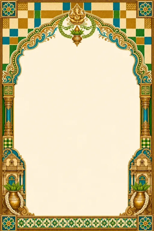 Muhurtham — Chettinad Nattukottai Wedding Suite — invitation page
