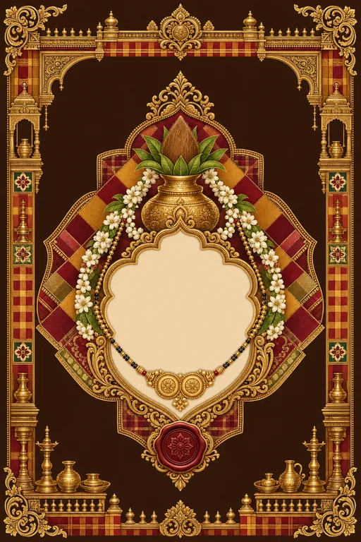 Muhurtham — Chettinad Nattukottai Wedding Suite — Tamil Hindu Traditional Muhurtham invitation card design from Ayozan