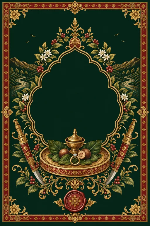 Murta — Coorg Kodava Wedding Suite — Kannada Hindu Traditional Murta invitation card design from Ayozan