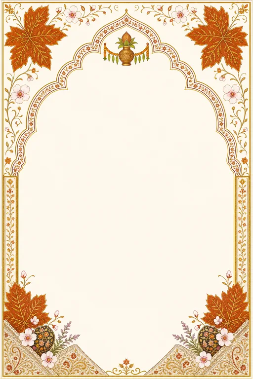 Kasamdry — Kashmiri Pandit Wedding Suite — invitation page