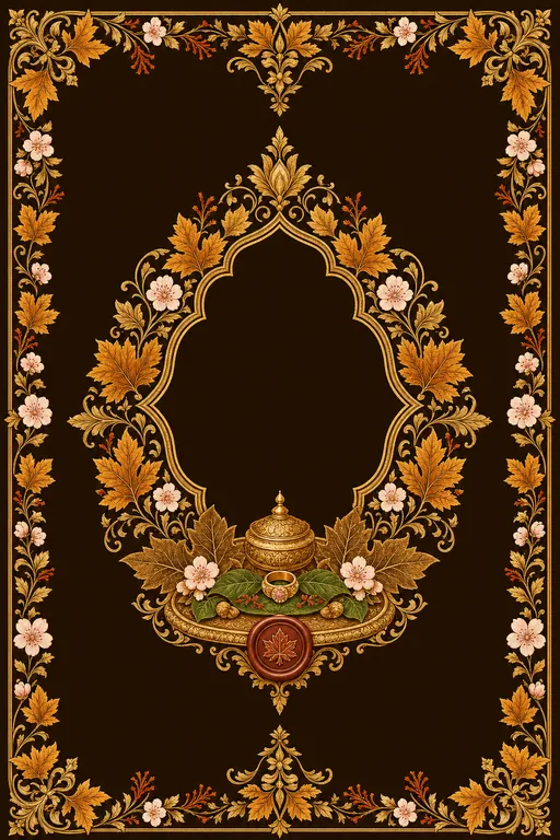 Kasamdry — Kashmiri Pandit Wedding Suite — Kashmiri Hindu Traditional Kasamdry invitation card design from Ayozan