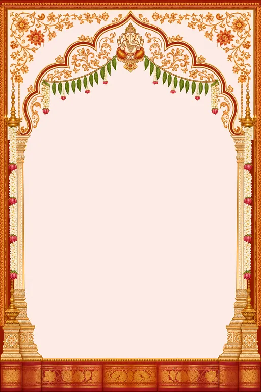 Muhurtham — Tamil Brahmin (Iyer-Iyengar) Wedding Suite — invitation page
