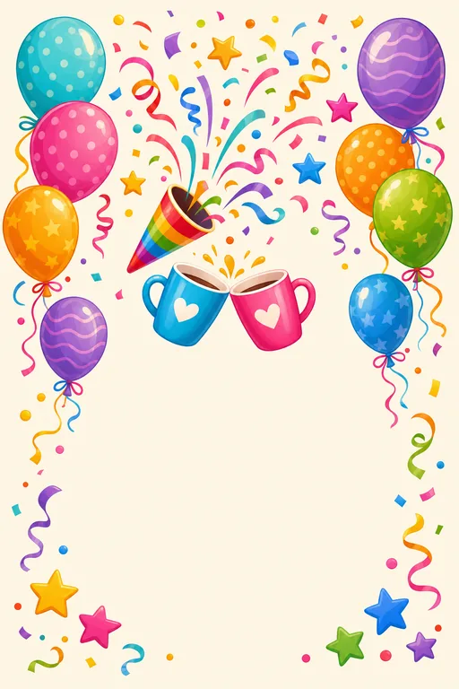 Birthday — For a Friend — Modern Birthday invitation card design from Ayozan