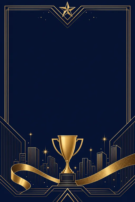 Corporate Gala — Executive — Traditional Corporate Gala invitation card design from Ayozan