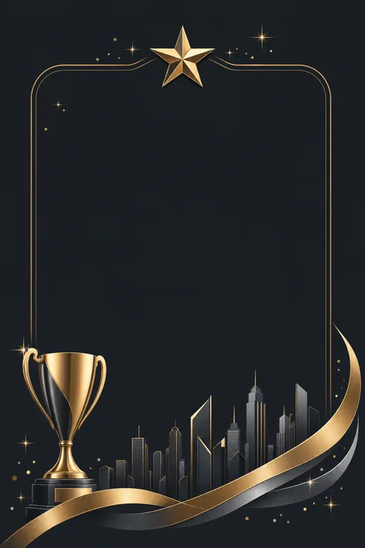 Corporate Gala — Monochrome — Minimal Corporate Gala invitation card design from Ayozan
