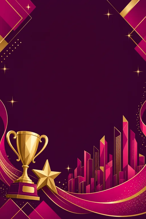 Corporate Gala — Vibrant — Geometric Corporate Gala invitation card design from Ayozan