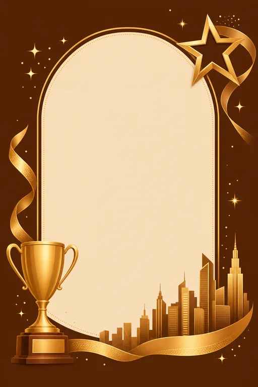 Corporate Gala — Warm — Traditional Corporate Gala invitation card design from Ayozan