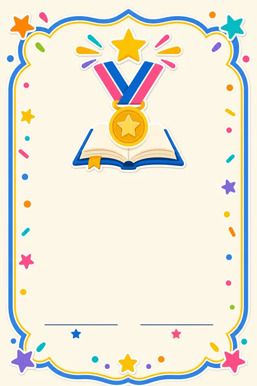 Academic Excellence — Playful — Modern Academic Excellence invitation card design from Ayozan