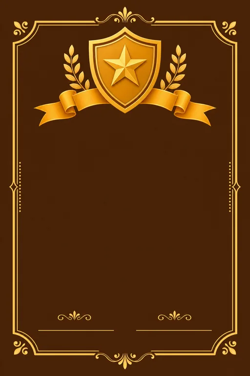 Best Discipline — Marigold — Traditional Best Discipline invitation card design from Ayozan