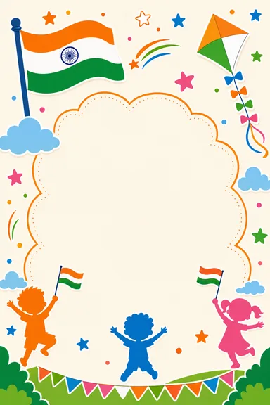 Independence Day — Playful — Independence Day greeting card design