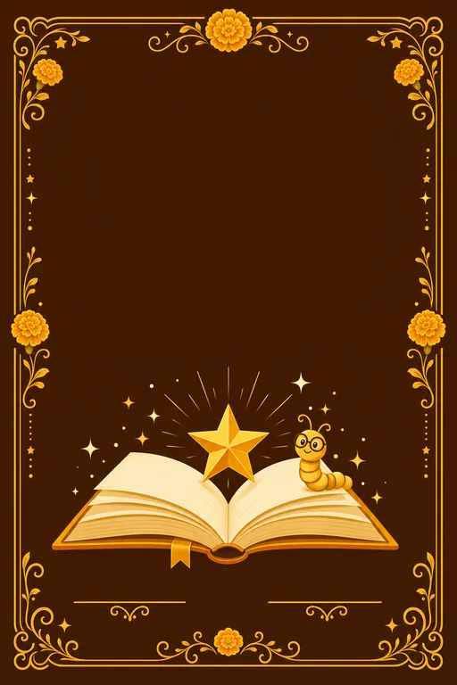 Reading Champion — Marigold — Traditional Reading Champion invitation card design from Ayozan