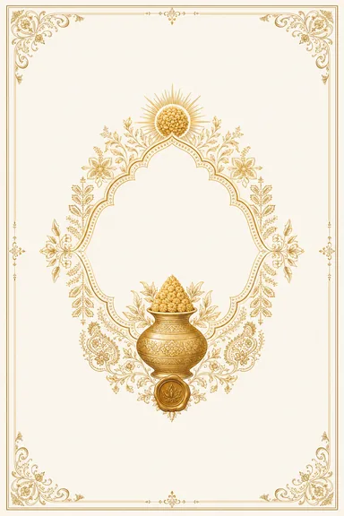 Haryana Bagh — Foil — Haldi invitation card design