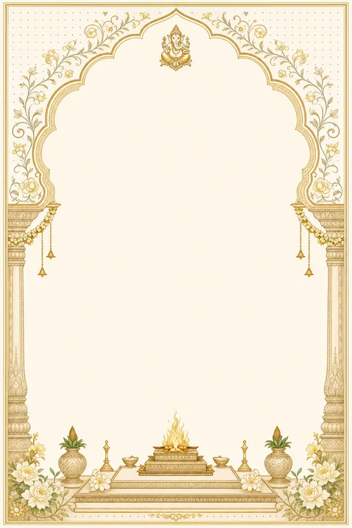 Vivah — Haryana Bagh — Foil Wedding Suite — invitation page