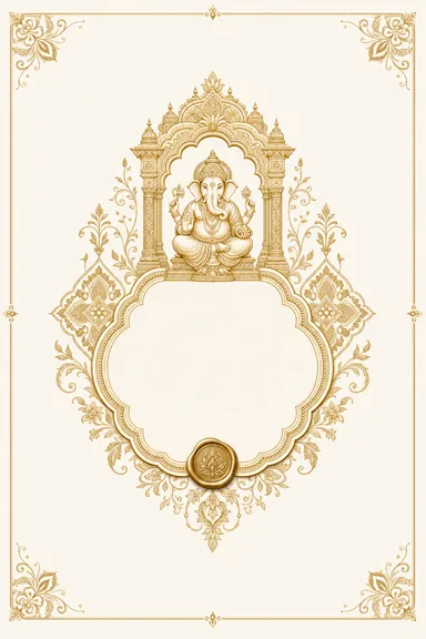 Haryana Bagh — Foil — Wedding invitation card design