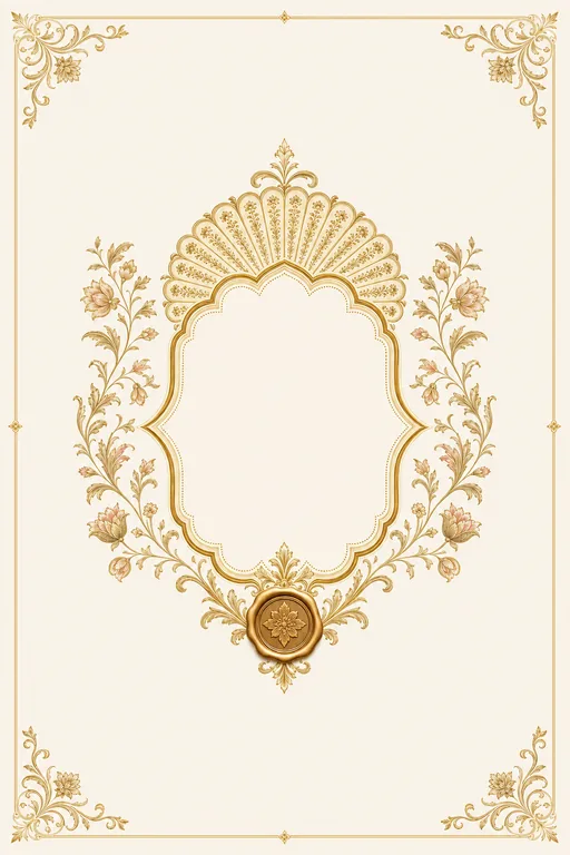Reception — Himachal Kangra — Foil Wedding Suite — Hindu Traditional Reception invitation card design from Ayozan