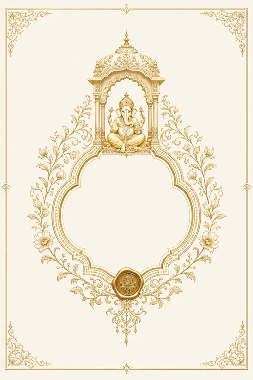 Vivah — Himachal Kangra — Foil Wedding Suite — Hindu Traditional Vivah invitation card design from Ayozan