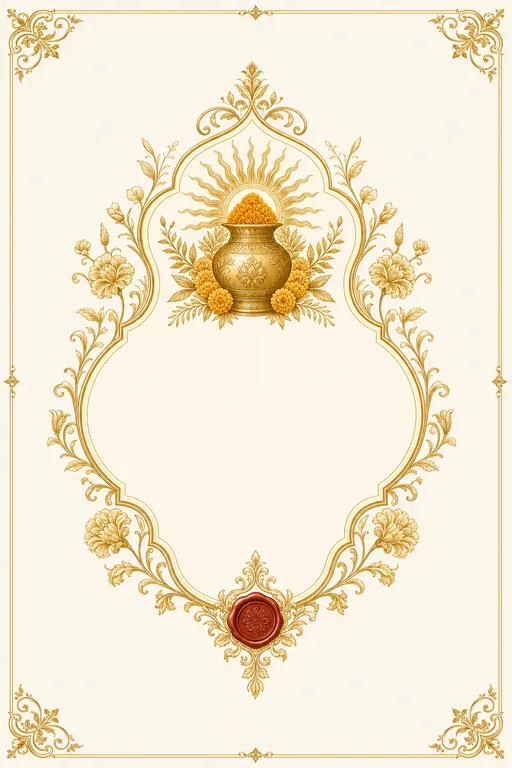 Haldi — Jammu Dogra — Foil Wedding Suite — Hindu Traditional Haldi invitation card design from Ayozan