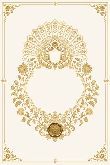 Reception — Jammu Dogra — Foil Wedding Suite — Reception card design