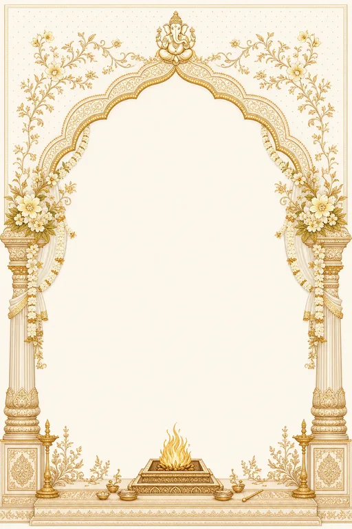 Vivah — Jammu Dogra — Foil Wedding Suite — invitation page