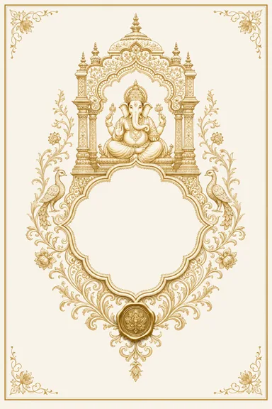 Vivah — Jammu Dogra — Foil Wedding Suite — Wedding card design