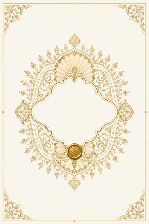 Reception — Madhya Pradesh Chanderi — Foil Wedding Suite — Hindu Traditional Reception invitation card design from Ayozan