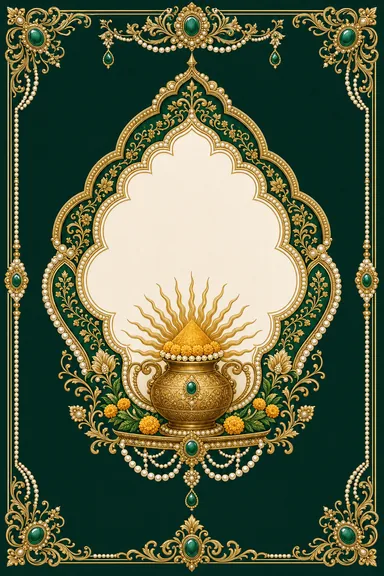 Haldi — Hyderabadi Nizami Wedding Suite — Haldi card design