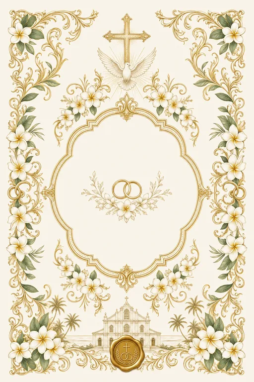 Engagement — Mangalorean Christian — Wedding Wedding Suite — Kannada Christian Traditional Engagement invitation card design from Ayozan