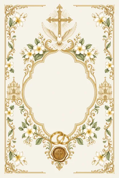 Mangalorean Christian — Wedding — Christian Wedding invitation card design
