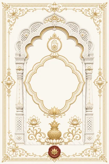 Gujarati Jain — Vivah — Jain invitation card design