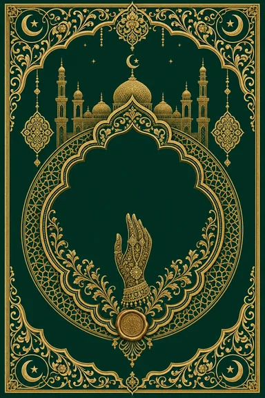 Mehndi — Gujarat Muslim — Nikah Wedding Suite — Mehndi card design