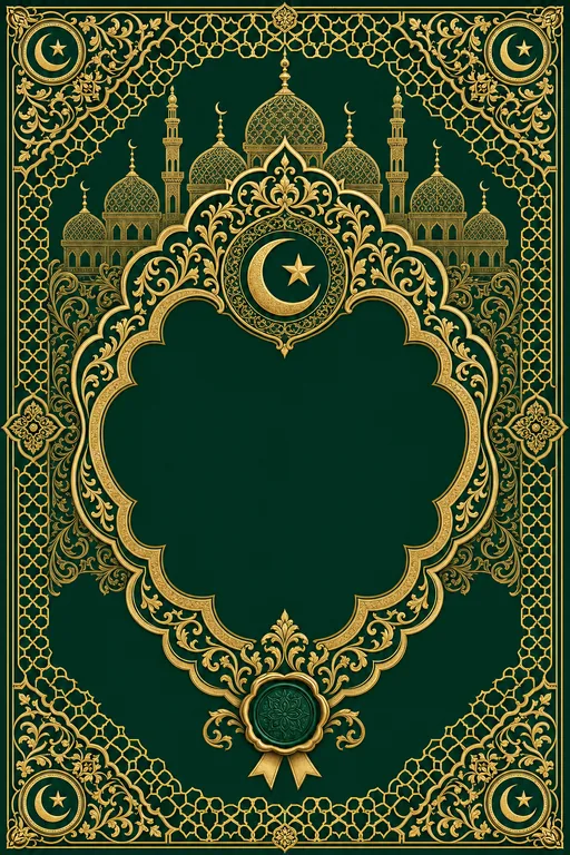 Nikah — Gujarat Muslim — Nikah Wedding Suite — Gujarati Muslim Traditional Nikah invitation card design from Ayozan