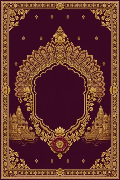 Reception — UP Banaras — Brocade Wedding Suite — Reception card design
