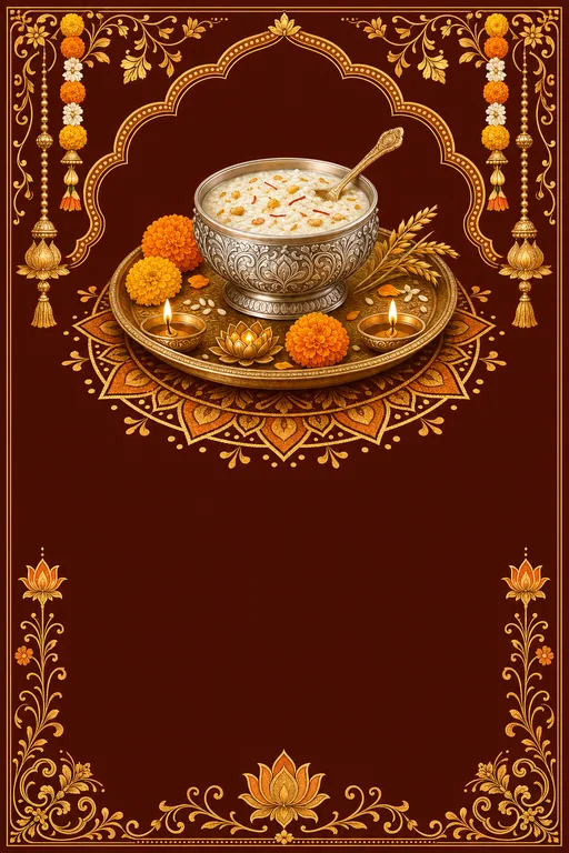 Annaprashan · Heritage — Hindu Traditional Annaprashan invitation card design from Ayozan