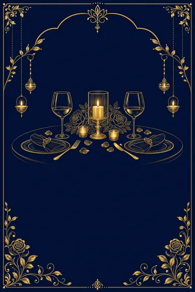 Anniversary Dinner · Modern — Anniversary card design