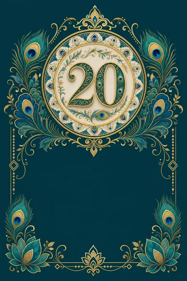 20th Anniversary · Fusion — Anniversary card design