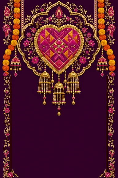 Punjabi Anniversary · Heritage — Anniversary card design