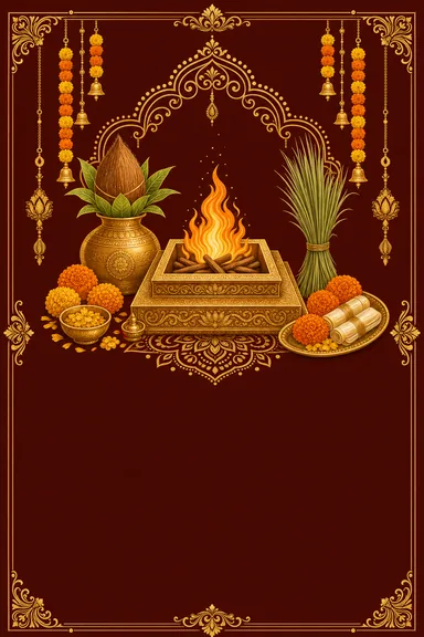 Ayush Homam · Heritage — Ayush Homam card design