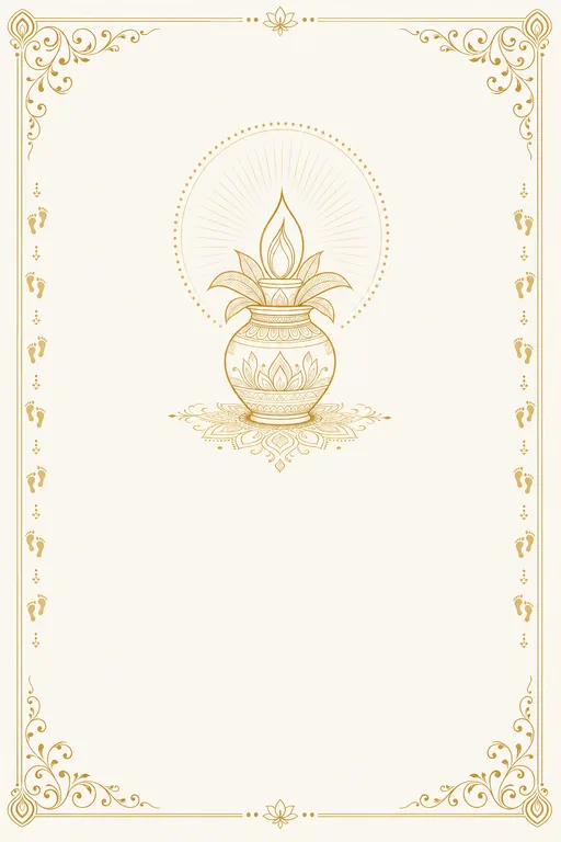 Ayush Homam · Modern — Hindu Modern Ayush Homam invitation card design from Ayozan
